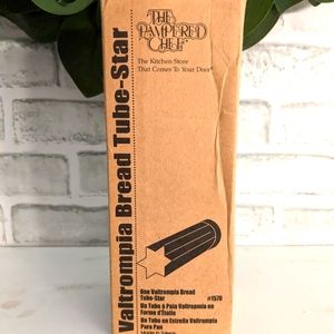 THE PAMPERED CHEF VALTROMPIA BREAD TUBE-STAR NIB